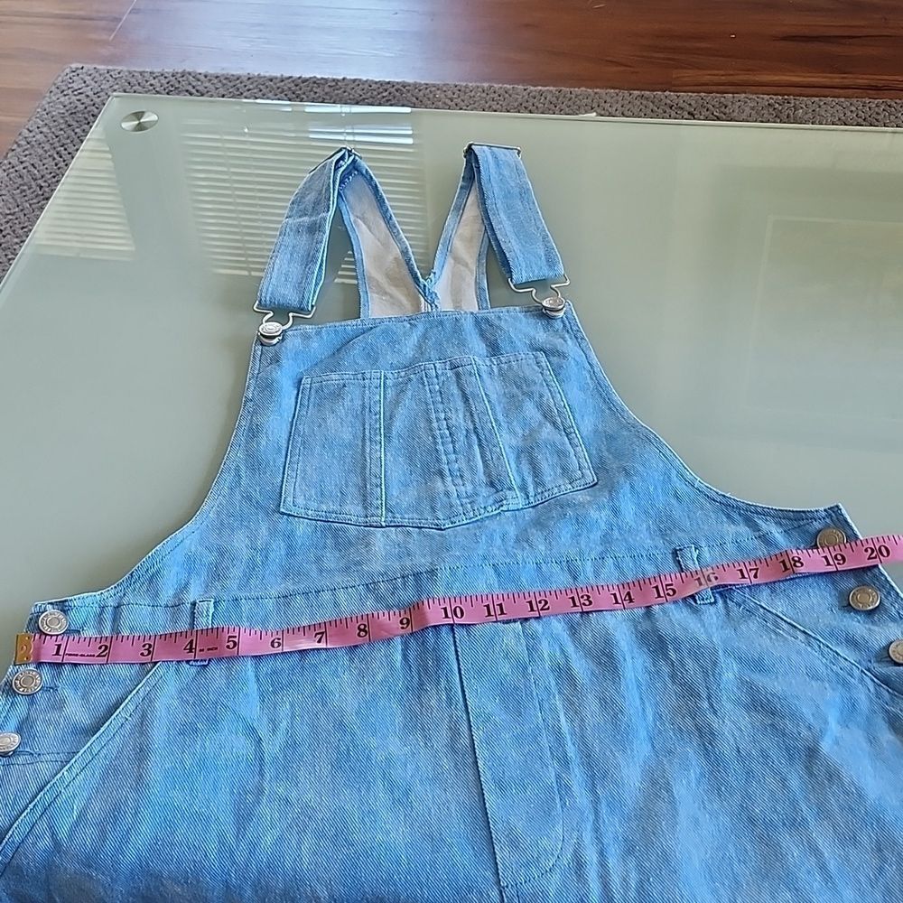 DAVI&DANI Boho Bib Overall Mini Dress Coastal Cowgirl Western New Size Large - Picture 8 of 11